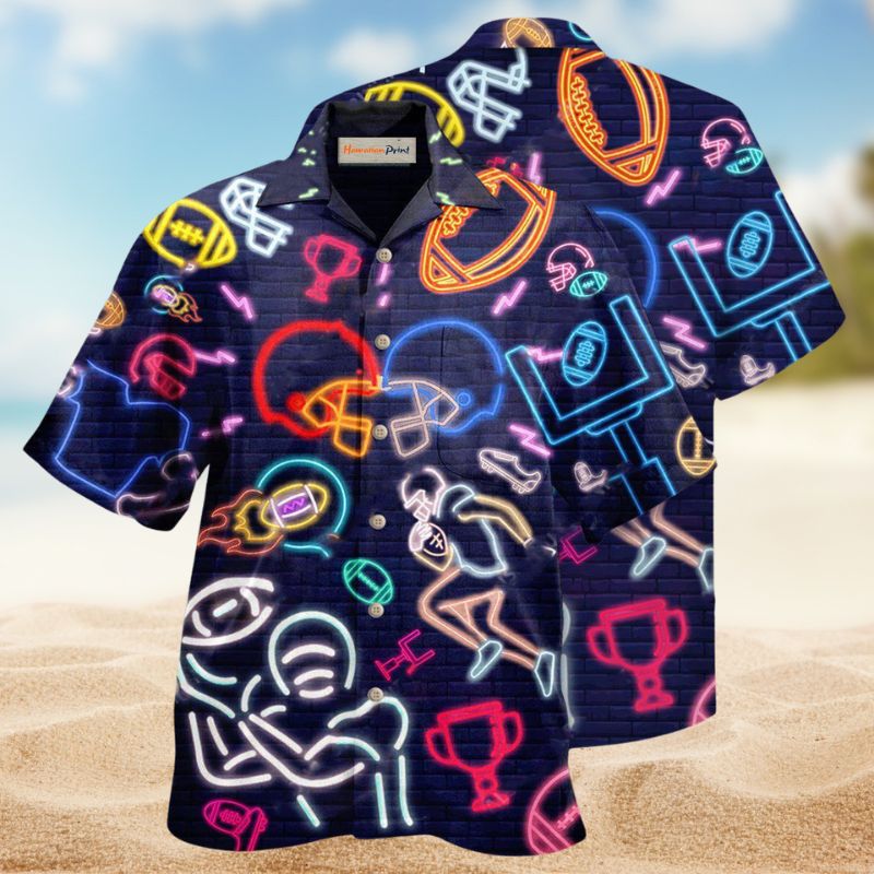 Football Play Like A King Edition – Hawaiian Shirt