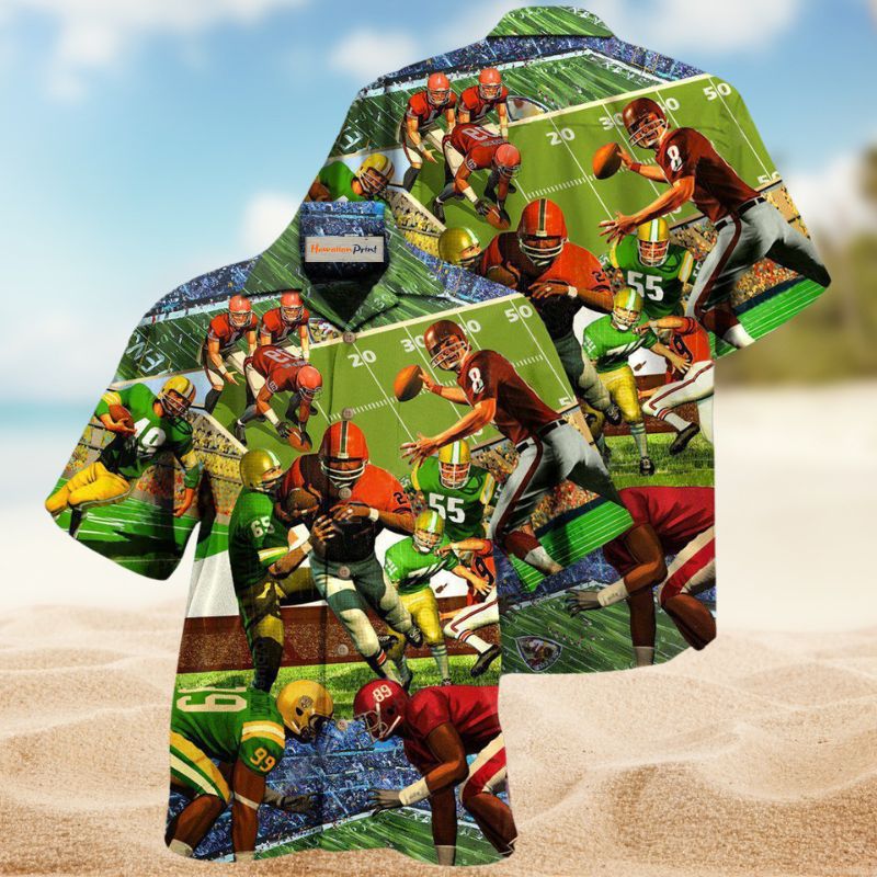 Football You Will Never Be Defeated Football Edition - Hawaiian Shirt