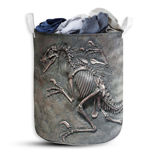 S: 17.72”x13.78” (45x35 cm) Fossils Basic Style - Laundry Basket - Owls Matrix LTD
