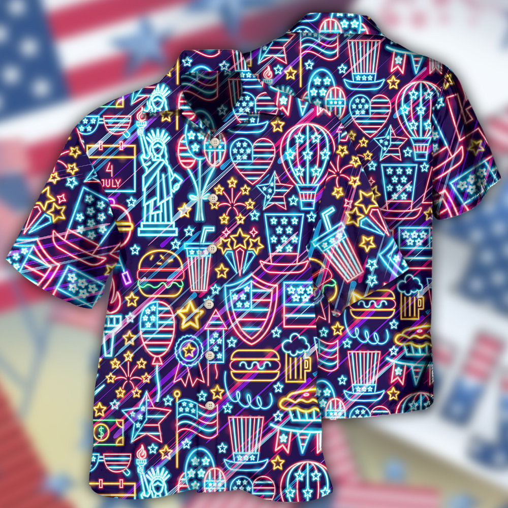 Fourth Of July Stunning Patriotic Art – Hawaiian Shirt