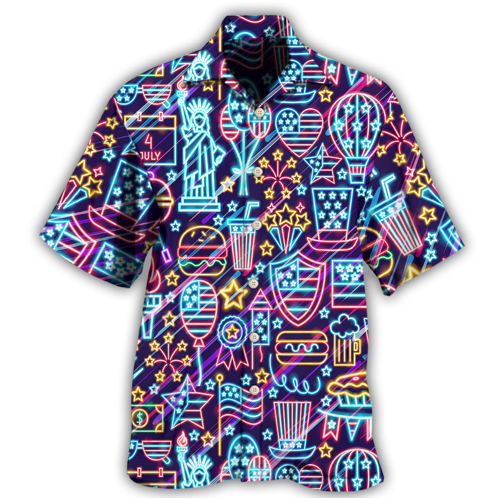 Fourth Of July Stunning Patriotic Art – Hawaiian Shirt