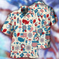 Fourth Of July Patriotic Symbol Pattern – Hawaiian Shirt