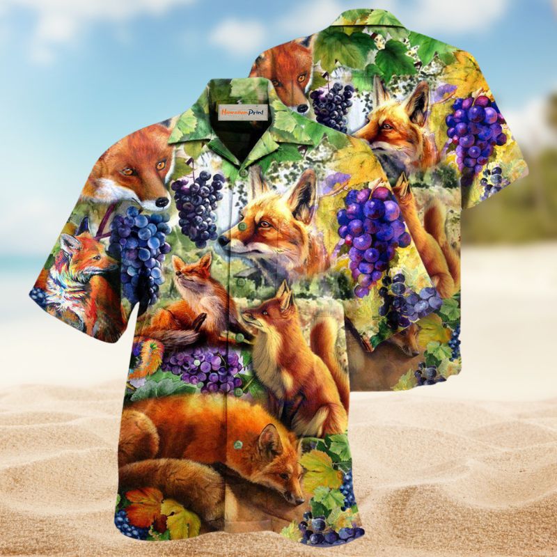 Fox And Grape Edition – Hawaiian Shirt