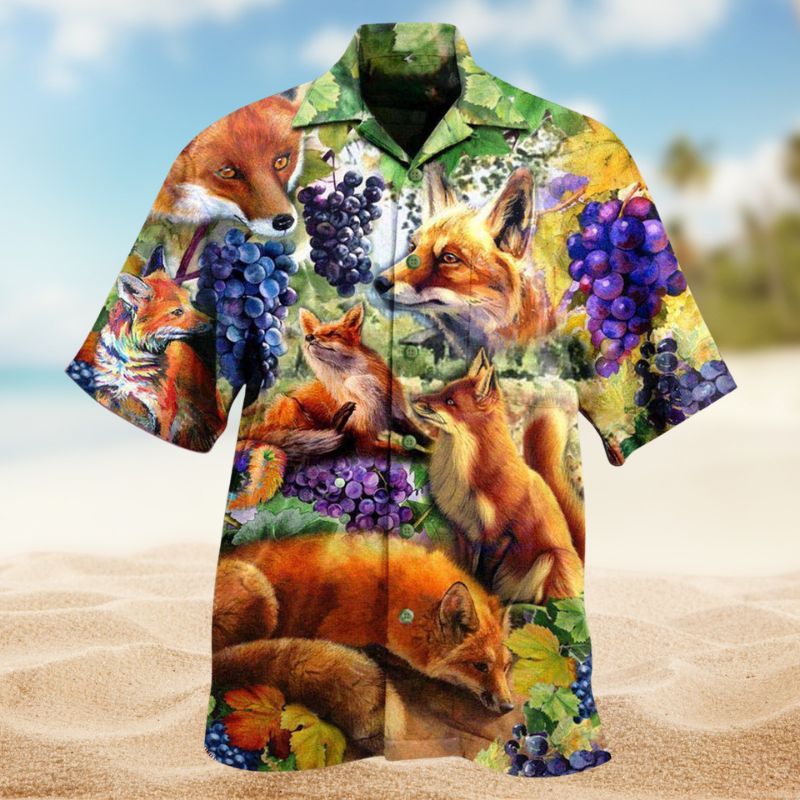 Fox And Grape Edition – Hawaiian Shirt