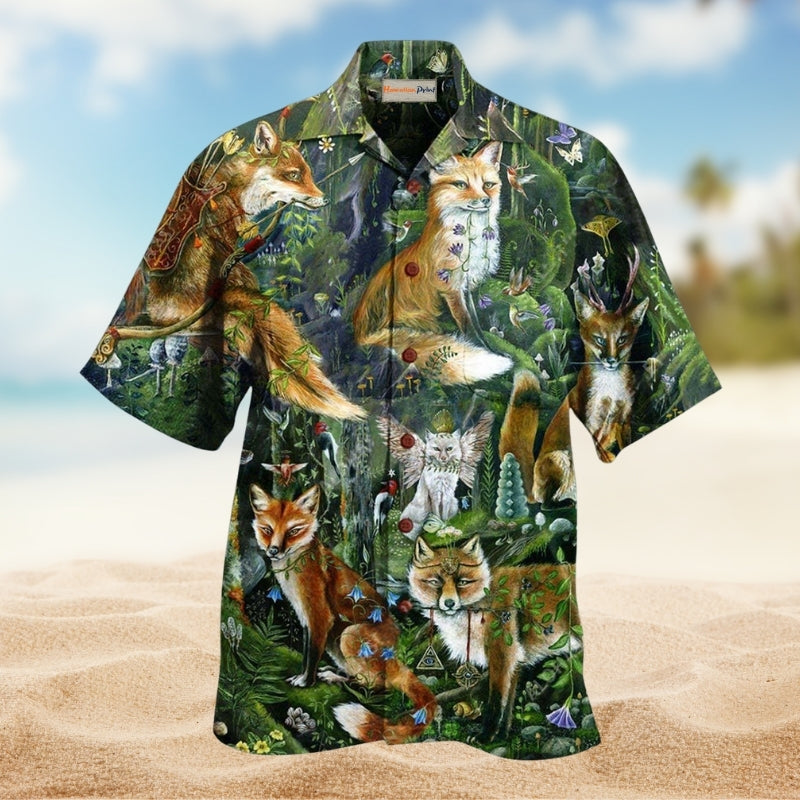 Fox Happy Always Smile Limited Edition – Hawaiian Shirt