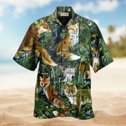 Fox Happy Always Smile Limited Edition – Hawaiian Shirt