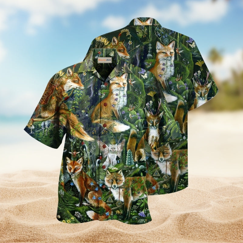 Fox Happy Always Smile Limited Edition – Hawaiian Shirt