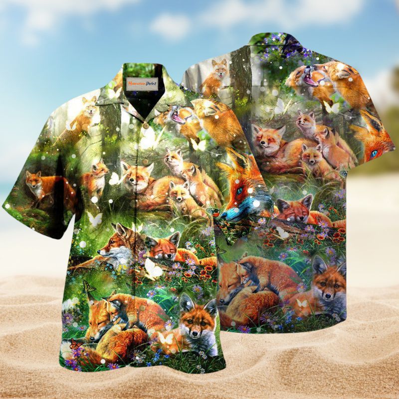 Fox Into Spring Edition – Hawaiian Shirt