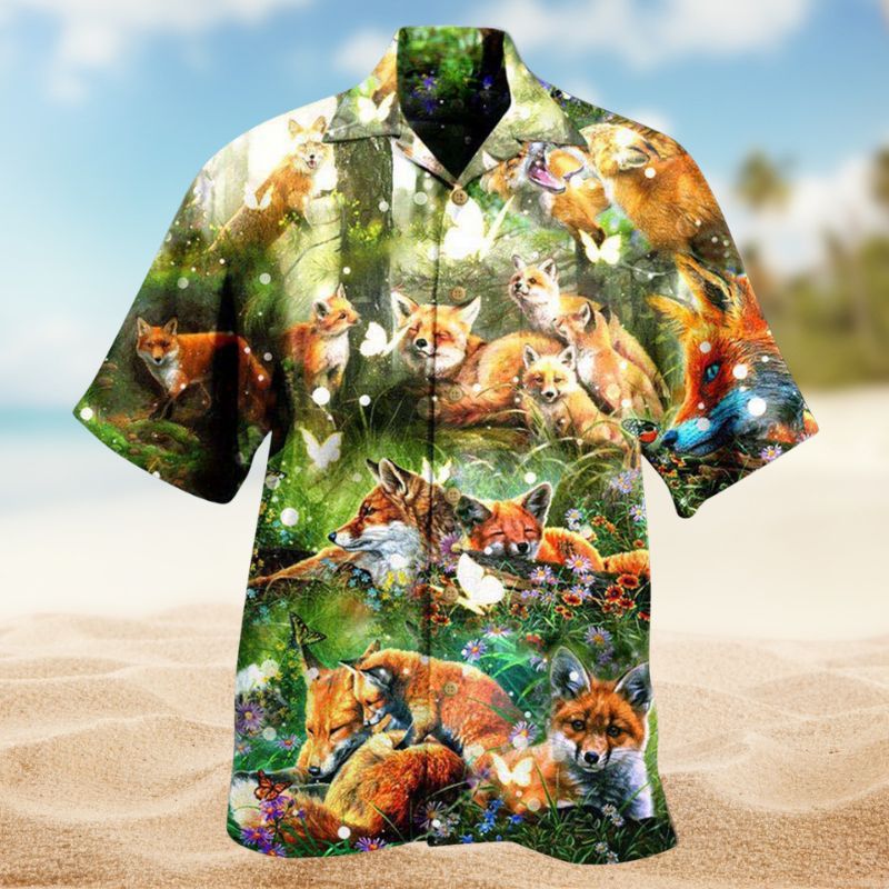 Fox Into Spring Edition – Hawaiian Shirt