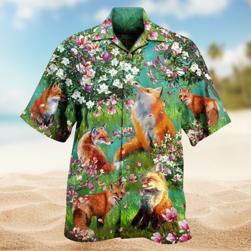 Fox Magnolia Breeze Edition – Hawaiian Shirt