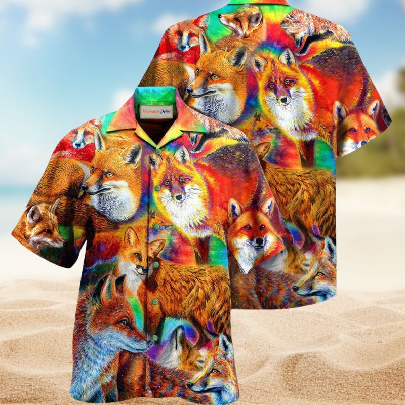 Fox Make Me Happy You Not So Much Edition - Hawaiian Shirt