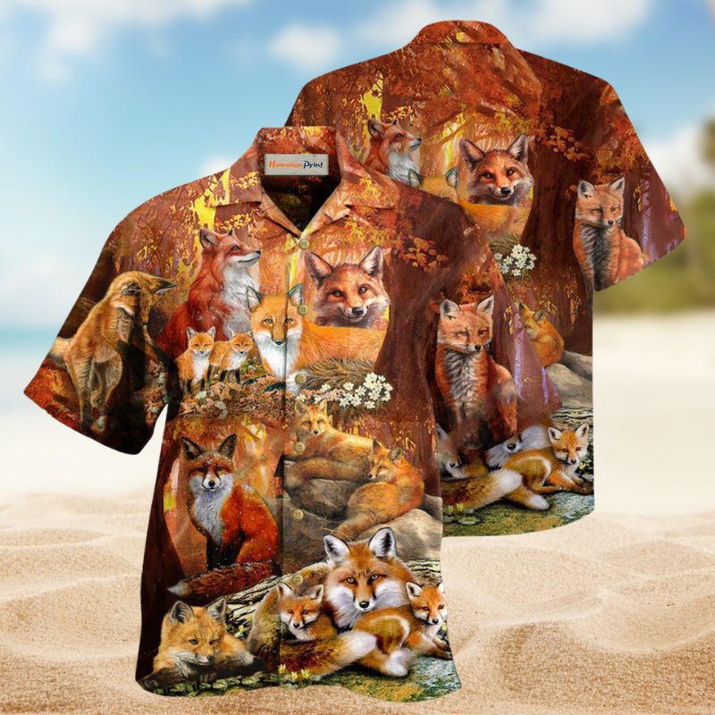 Fox Red Edition – Hawaiian Shirt
