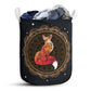 Fox Round Mandala - Laundry Basket - Owls Matrix LTD