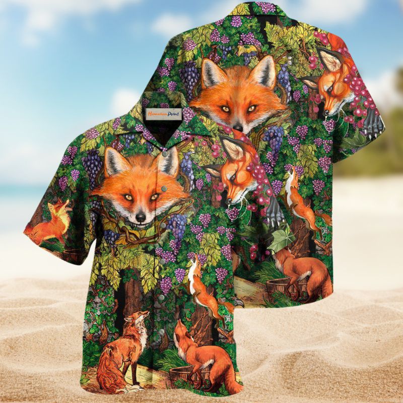 Fox Sour Grapes Edition – Hawaiian Shirt