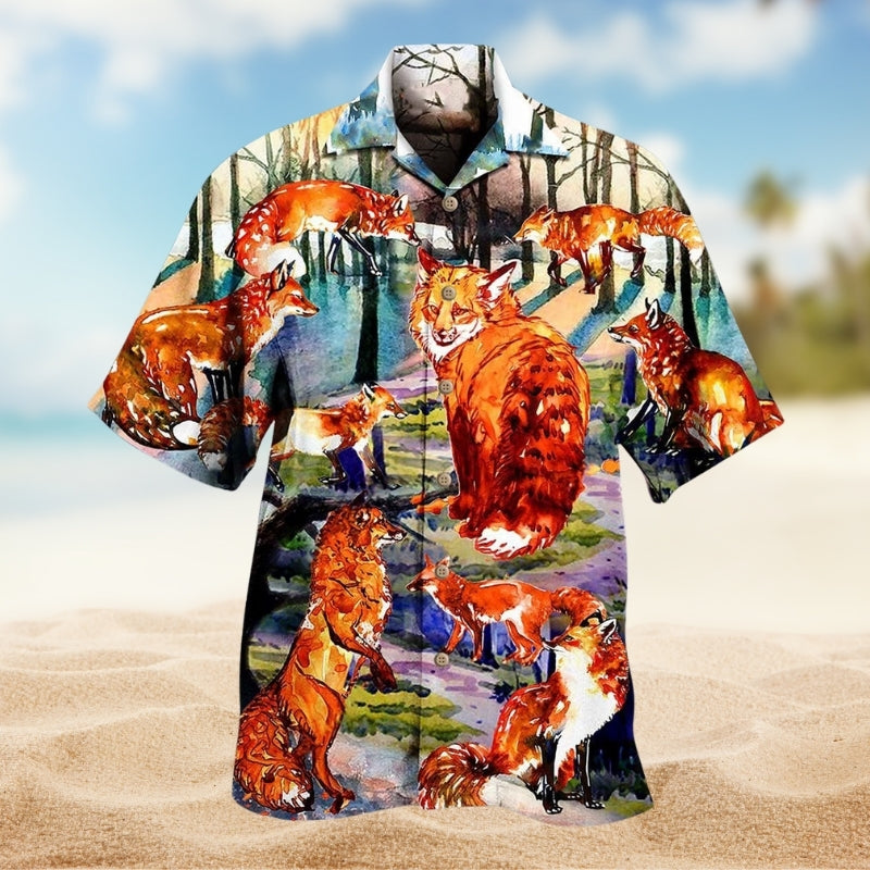 Fox Stay Clever Like A Fox Limited Edition – Hawaiian Shirt