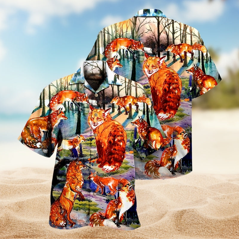 Fox Stay Clever Like A Fox Limited Edition – Hawaiian Shirt