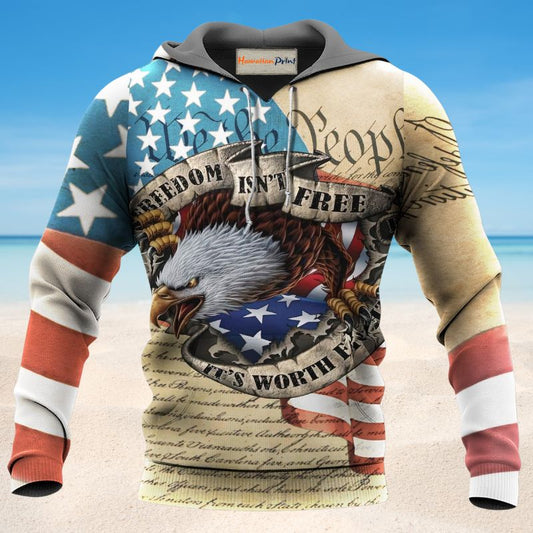 Freedom Worth Fighting For - 3D Hoodie