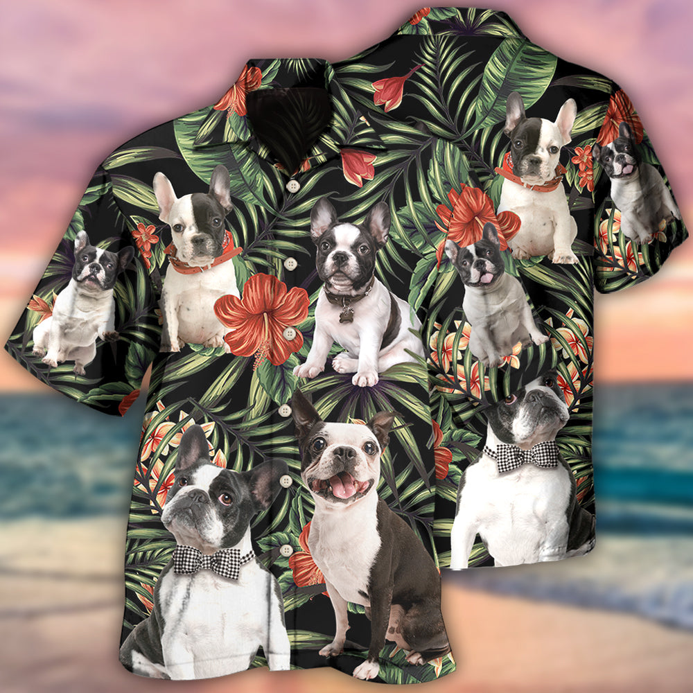 French Bulldog Tropical Style – Hawaiian Shirt