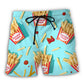 French Fries Food Lover Fun – Beach Short
