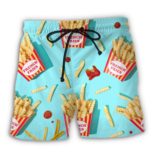 French Fries Food Lover Fun – Beach Short