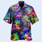 Frog Galaxy Mushroom Fantasy Art – Hawaiian Shirt