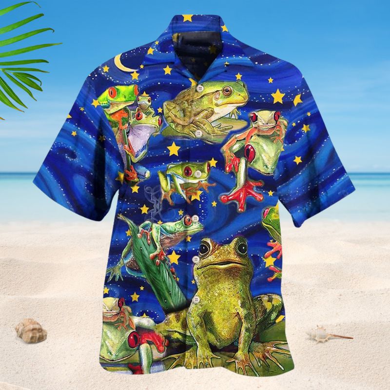 Frog Lover Christmas – Hawaiian Shirt