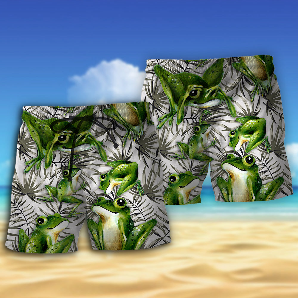 Frog Makes Me Happy Summer Style – Beach Short