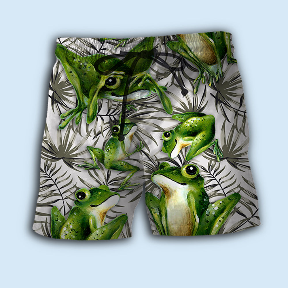 Frog Makes Me Happy Summer Style – Beach Short