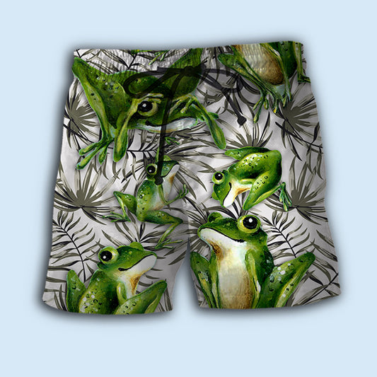 Frog Makes Me Happy Summer Style – Beach Short