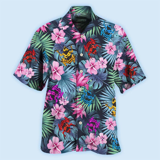 Frog Tropical Summer Vibes - Hawaiian Shirt
