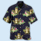 Frog Tropical Floral Pattern – Hawaiian Shirt