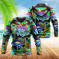 Frogs And Mushrooms Love Life Art – 3D Hoodie
