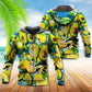 Avocado Lemon Summer Fruit Art – 3D Hoodie