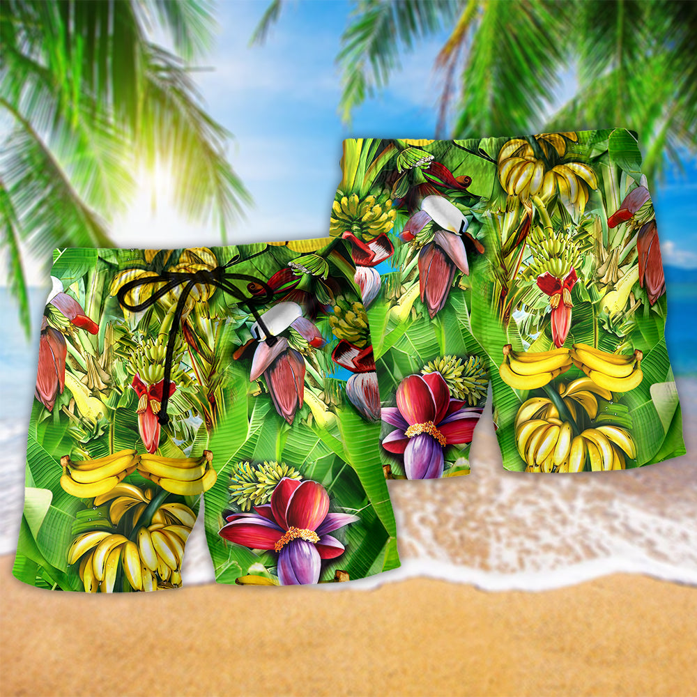Banana Tropical Forest Summer Art – Beach Short