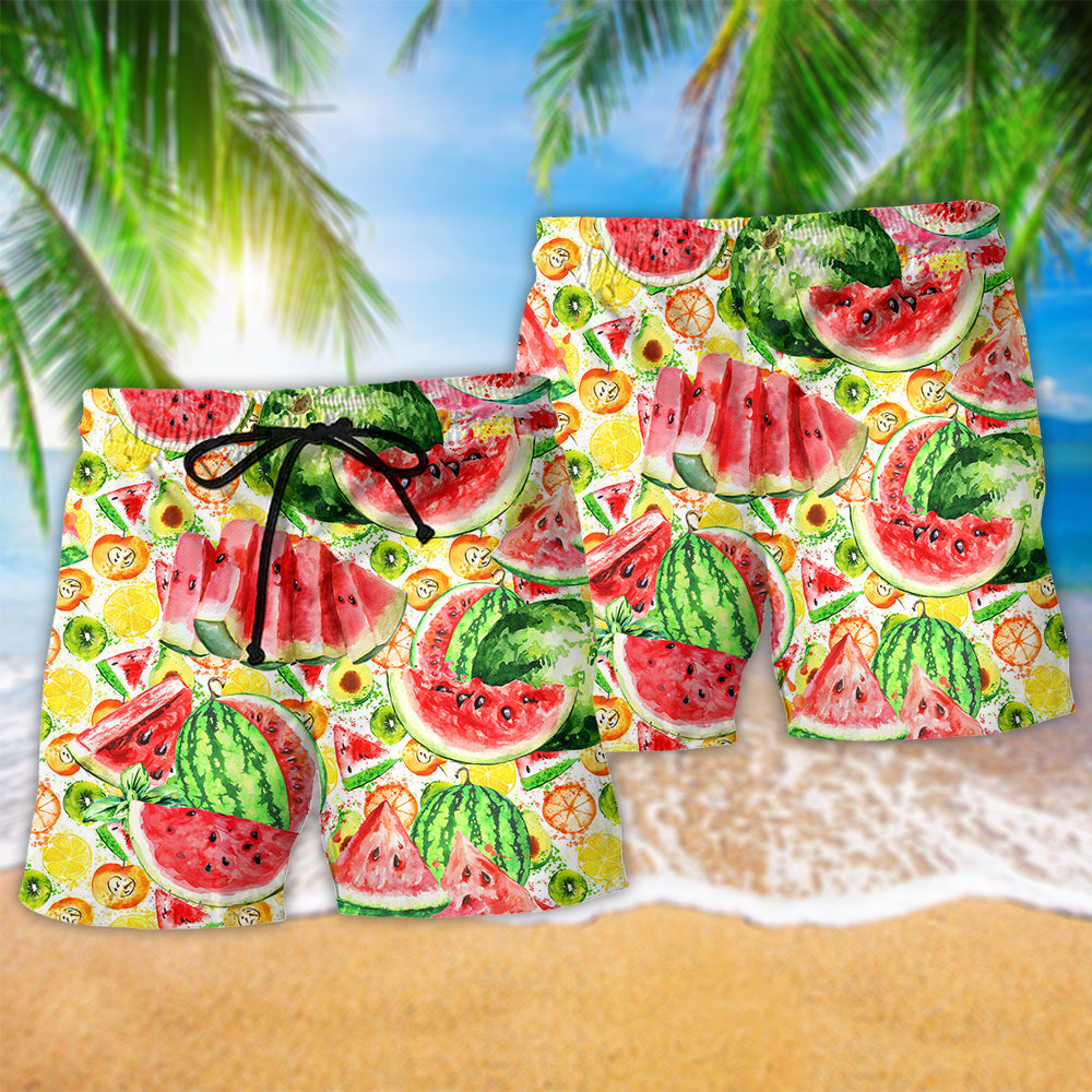 Watermelon Summer Time Color Art – Beach Short