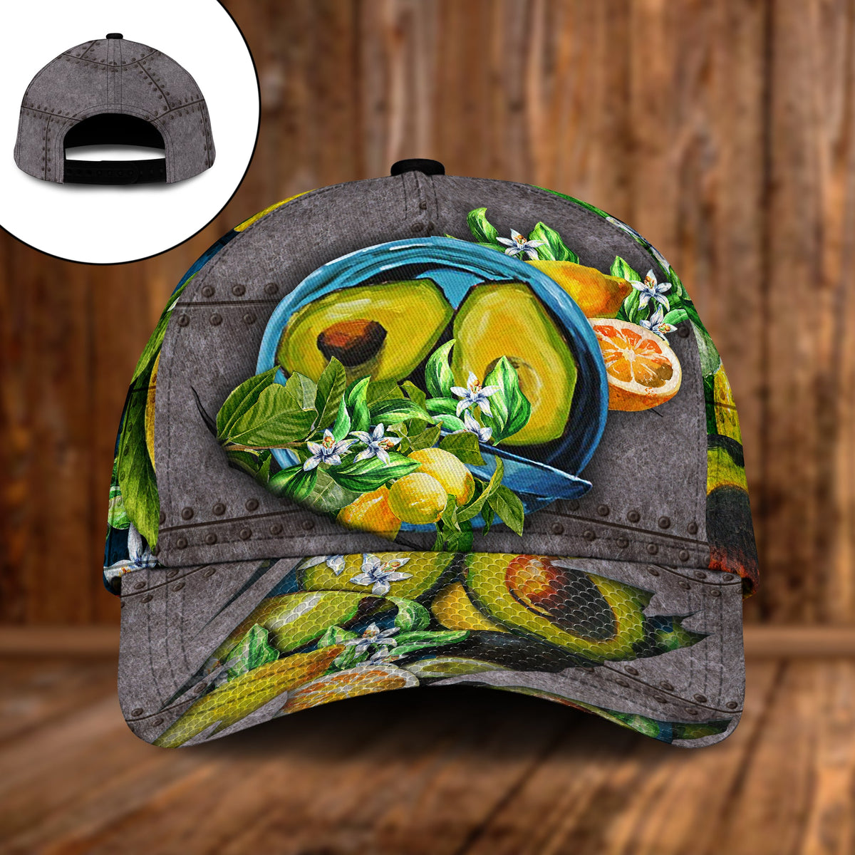 Avocado Lemon Summer Fruit Lover Style – Classic Cap