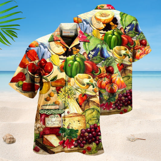 Fruit Vegetable Vintage Style – Hawaiian Shirt