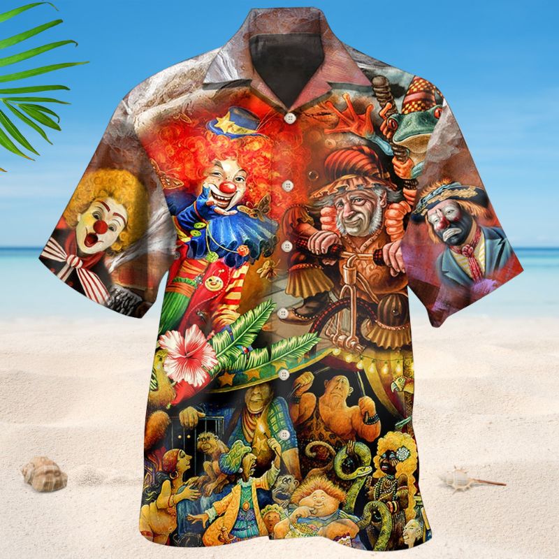 Funny Circus Artistic Style – Hawaiian Shirt