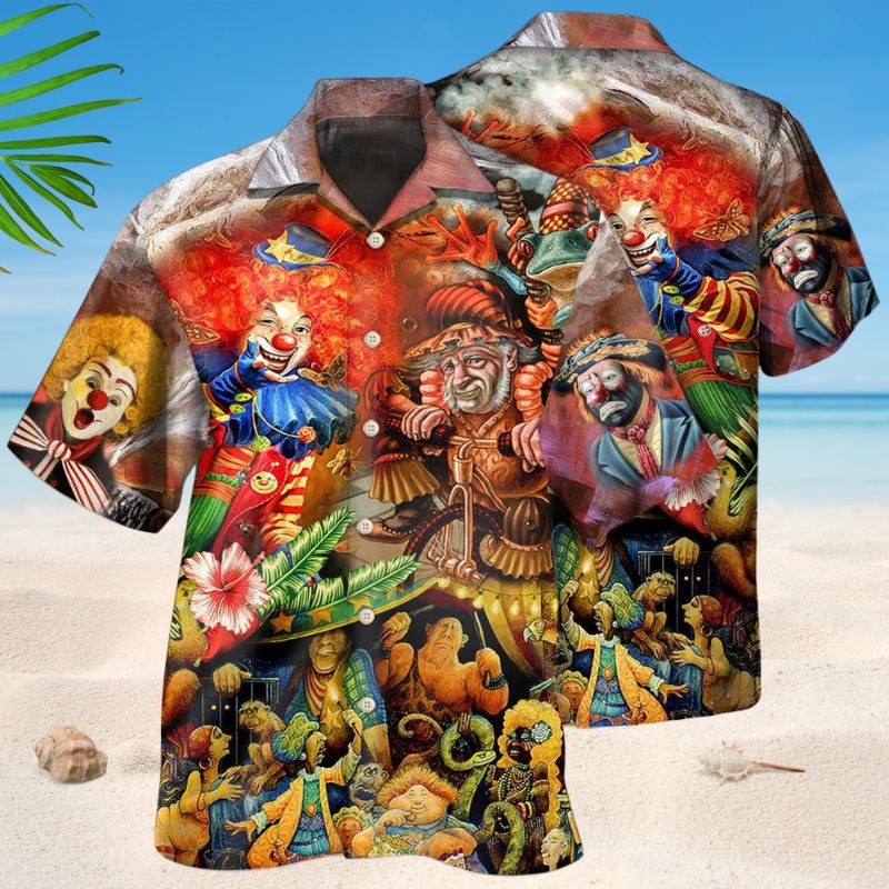 Funny Circus Artistic Style – Hawaiian Shirt