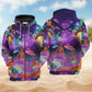 Galaxy Alien UFO Art - 3D Hoodie