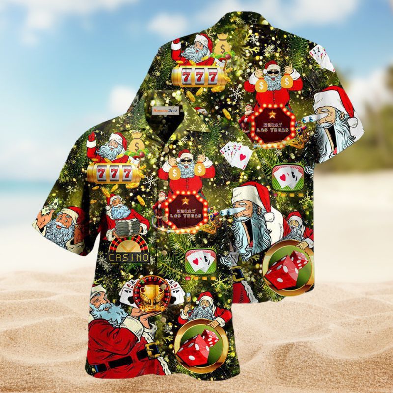 Gambling Man Santa Claus Style – Hawaiian Shirt