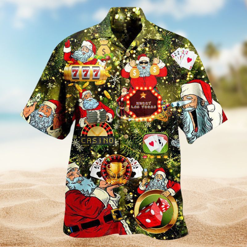Gambling Man Santa Claus Style – Hawaiian Shirt