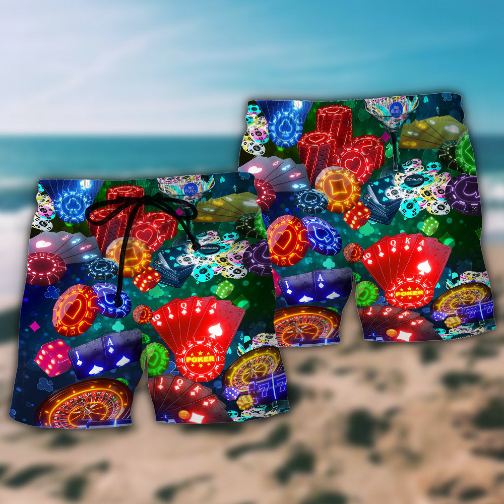 Poker War Strategy Art – Beach Short