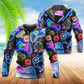 Neon Game Style Love It Art – 3D Hoodie