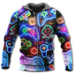 Neon Game Style Love It Art – 3D Hoodie