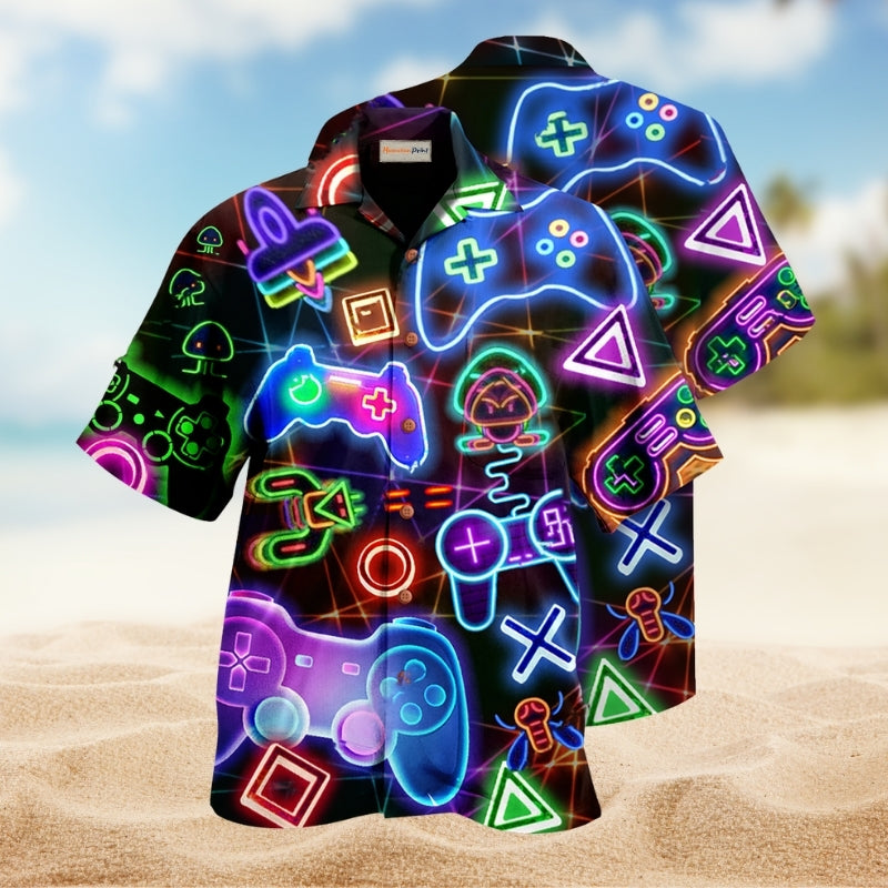 Game Neon Style Love It Limited Edition – Hawaiian Shirt