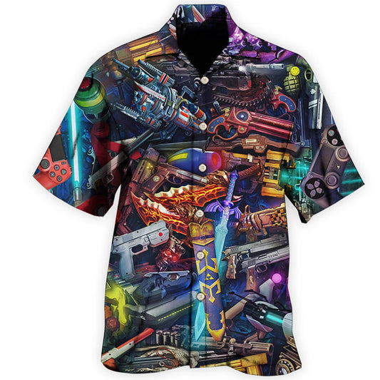 Funny Gaming Life Style - Hawaiian Shirt
