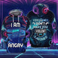 Gaming Action Art – 3D Hoodie