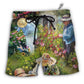 Beach Short / Adults / S Gardening Peaceful Life - Beach Short - Owls Matrix LTD