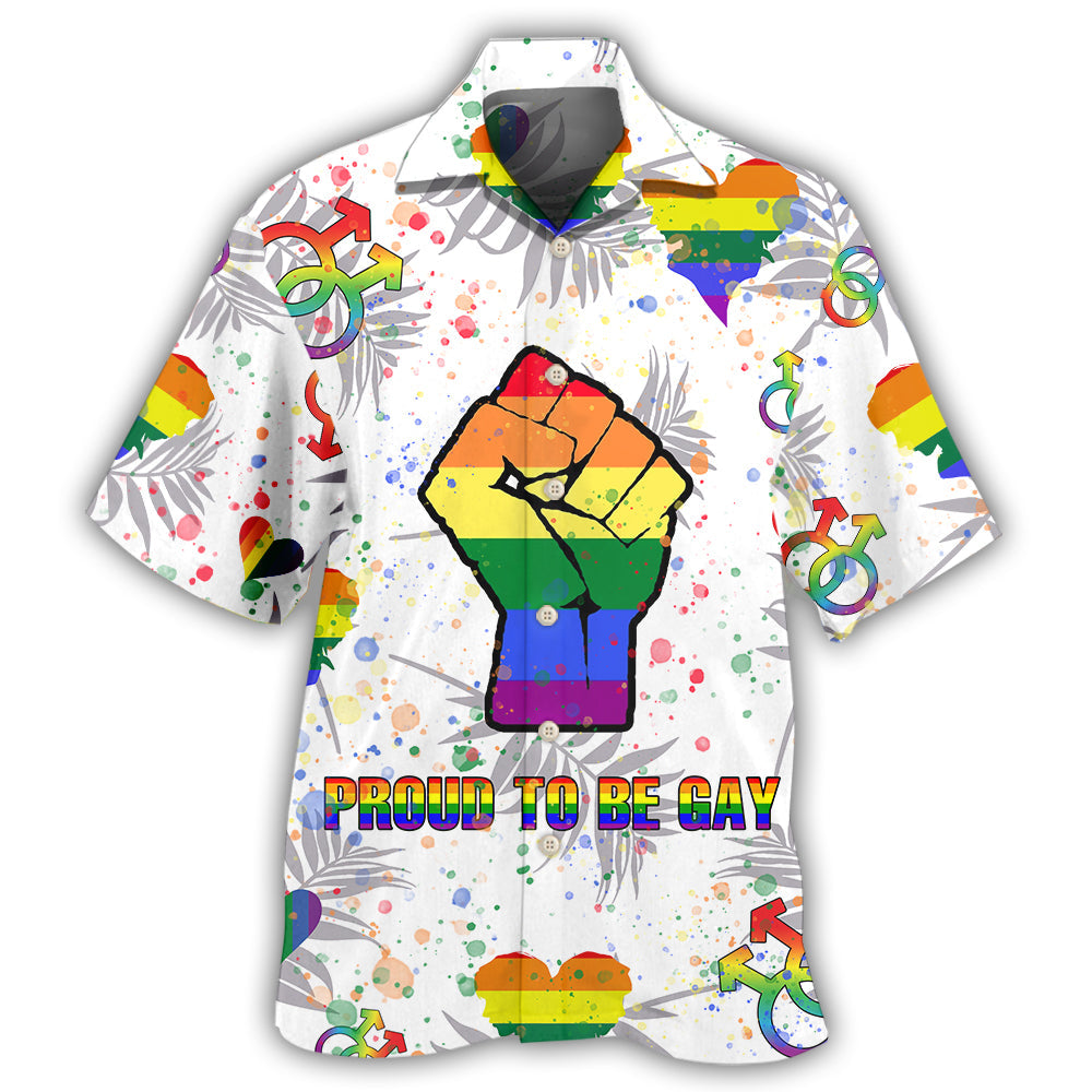 LGBT Pride Proud To Be Gay - Hawaiian Shirt
